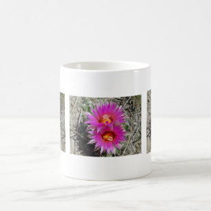 F5 Kugel-Kaktus-Blüten "Escobaria vivipara" Kaffeetasse