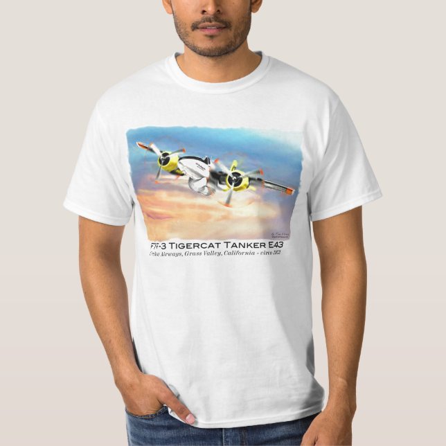 F7F-3 Tigercat Airtanker T-Shirt (Vorderseite)