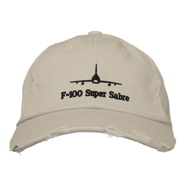 F-100 Golf Hat Bestickte Baseballkappe (Vorderseite)