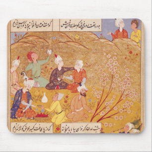 F.103v Freiluftfest, von einem Buch der Gedichte, Mousepad