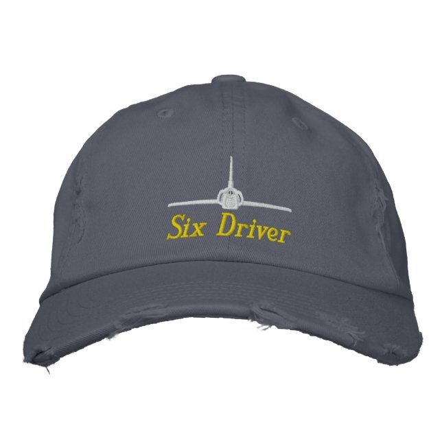 F-106 Golf Hat Bestickte Baseballkappe (Vorderseite)