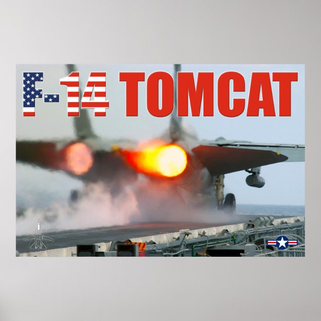 F-14 TOMCAT "AFTERBURNER" POSTER (Vorne)