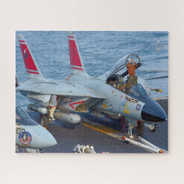 F-14 TOMCAT "FLIGHTDECK" (16x20 Zoll) (Horizontal)