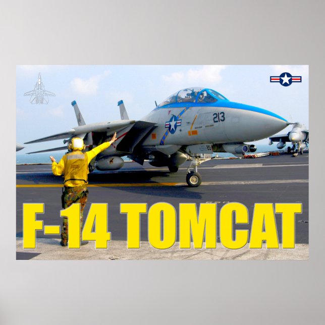 F-14 TOMCAT "FLIGHTDECK" POSTER (Vorne)