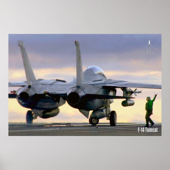 F-14 TOMCAT "FLIGHTDECK" POSTER (Vorne)