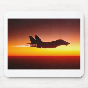 F-14 TOMCAT IM NEBENBRENNER MOUSEPAD