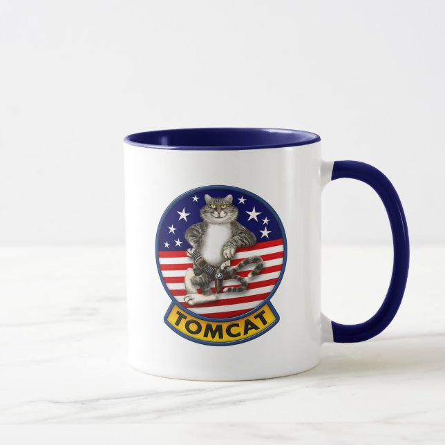 F-14 Tomcat Maskottchen Tasse (Rechts)