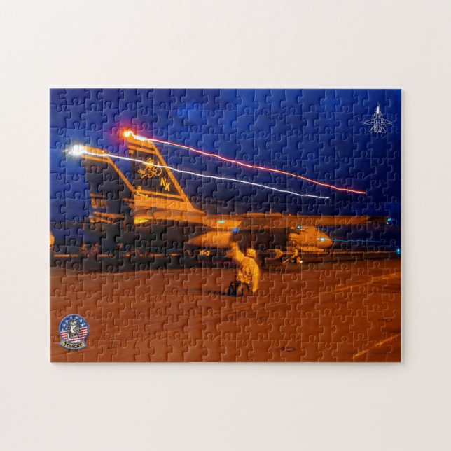 F-14 TOMCAT "NIGHT LAUNCH" (11 x 14 Zoll) (Horizontal)