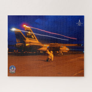 F-14 TOMCAT "NIGHT LAUNCH" (16x20 inch)