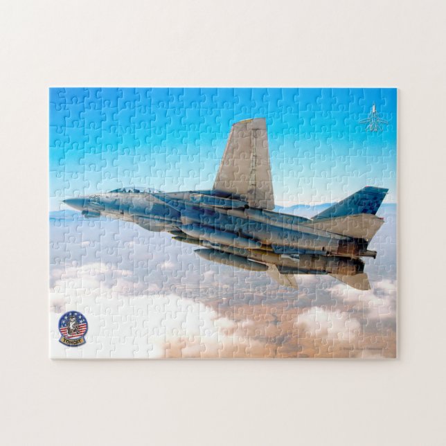 F-14 TOMCAT "ON PATROL" (11 x 14 Zoll) (Horizontal)