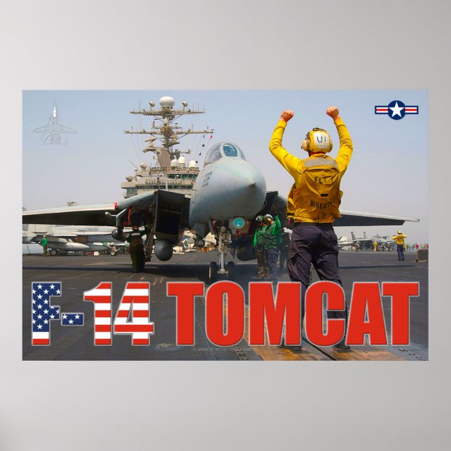 F-14 TOMCAT POSTER (Vorne)