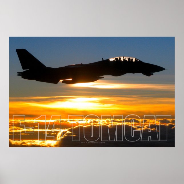 F-14 TOMCAT POSTER (Vorne)