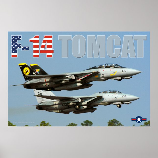 F-14 TOMCAT POSTER (Vorne)