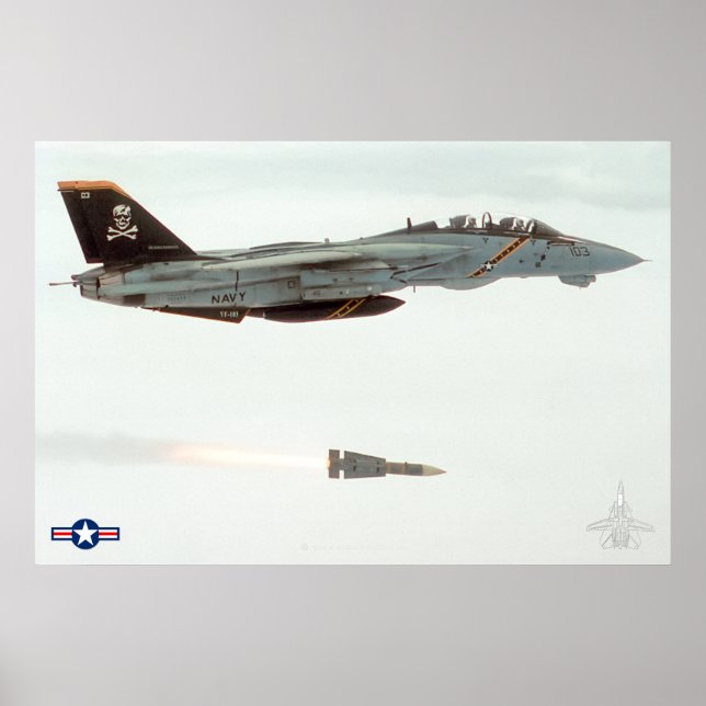F-14 TOMCAT POSTER (Vorne)