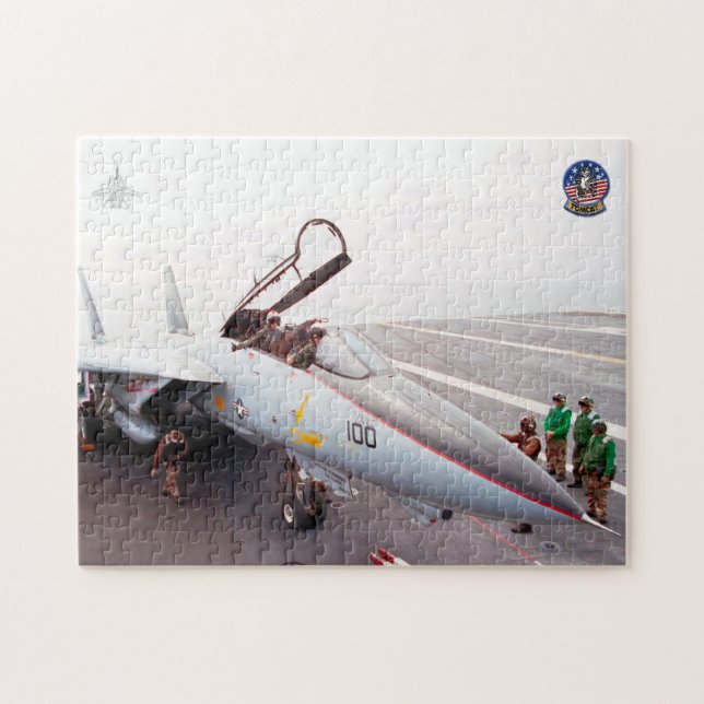 F-14 TOMCAT "PREFLIGHT" (11 x 14 Zoll) (Horizontal)