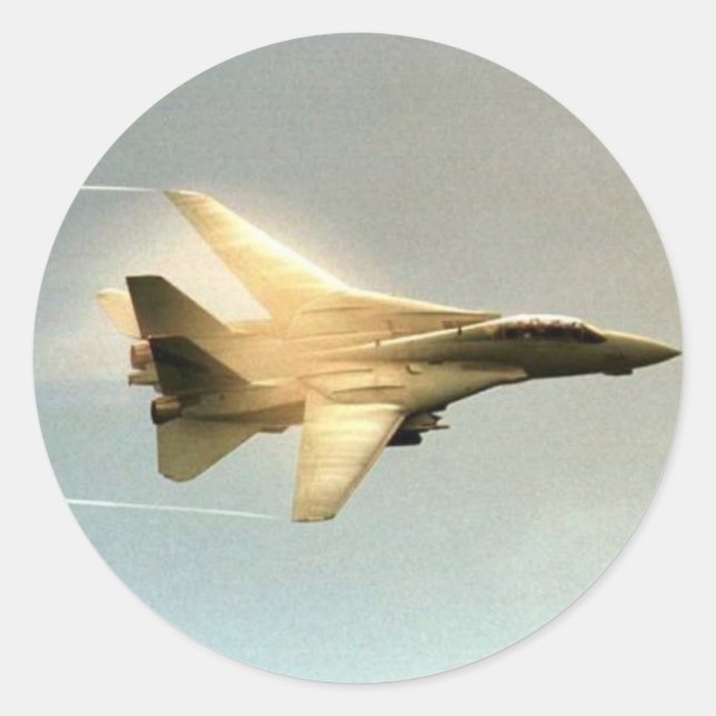 F-14 TOMCAT RUNDER AUFKLEBER (Vorderseite)