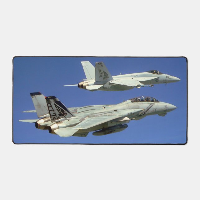 F-14 TOMCAT SCHREIBTISCHUNTERLAGE (Vorderseite)