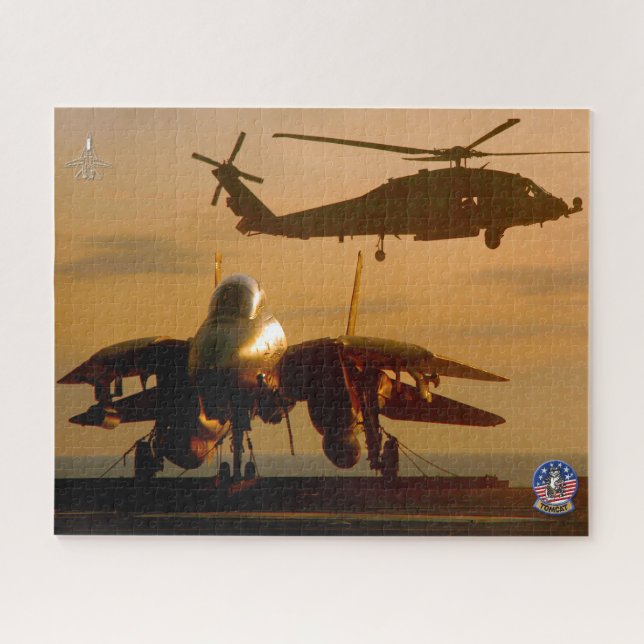F-14 TOMCAT "SUNSET OPS" (16 x 20 Zoll) (Horizontal)