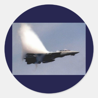 f-14 Tomcat Vaporweg Runder Aufkleber