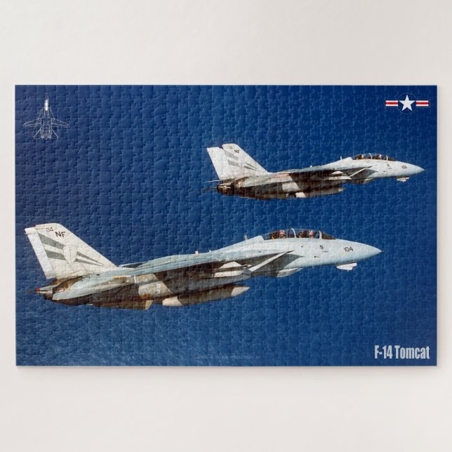 F-14 TOMCAT "WINGMAN" (20 x 30 Zoll) (Horizontal)