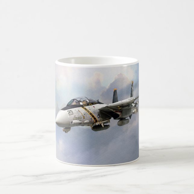 ”F-14A TOMCAT　JOLLY ROGERS”mug Kaffeetasse (Mittel)