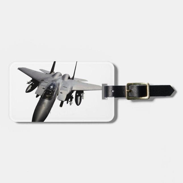 F-15 Eagle Düsenjäger Gepäckanhänger (Vorderseite horizontal)