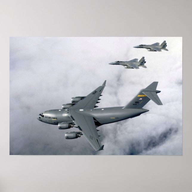 F-15B Adler begleiten den ersten auf Hawaii basier Poster (Vorne)