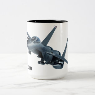 F-15E Streik-Adler-Trinkbehälter Zweifarbige Tasse