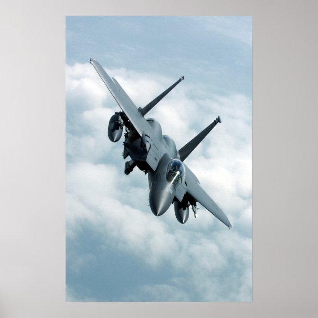 F-15E Strike Eagle Aircraft Poster (Vorne)