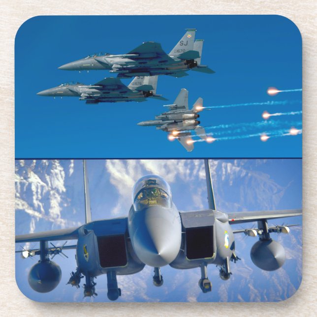 F-15E STRIKE EAGLE GETRÄNKEUNTERSETZER (Vorderseite)