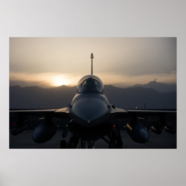 F-16 Falken bekämpfen Poster (Vorne)