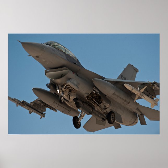 F-16 Falken bekämpfen Poster (Vorne)