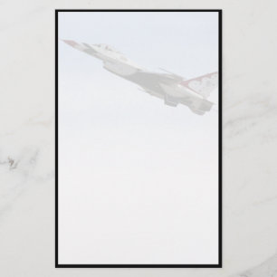 F-16 Thunderbird im Flug Briefpapier