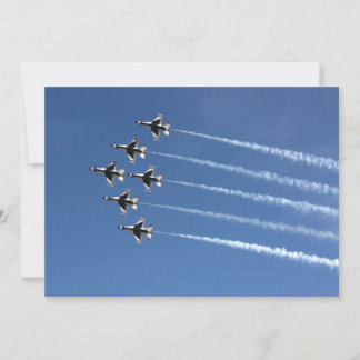 F-16 Thunderbirds Delta-Formation Einladung