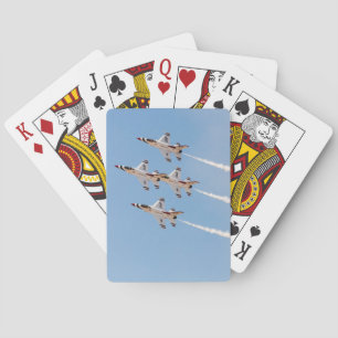 F-16 Thunderbirds fly-Ofen in Ausbildung Spielkarten