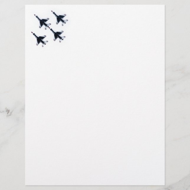 F-16 Thunderbirds - Vier in Formation (Vorderseite)