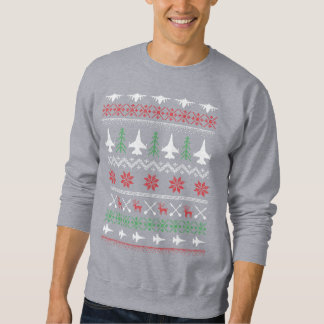 F-16 Ugly Christmas Sweater Sweatshirt