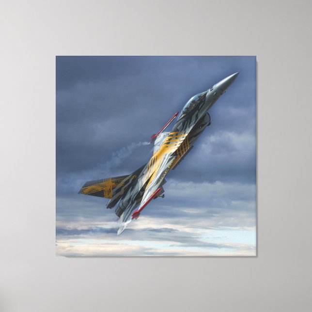 F-16 XTM X-Tiger Leinwanddruck (Vorderseite)