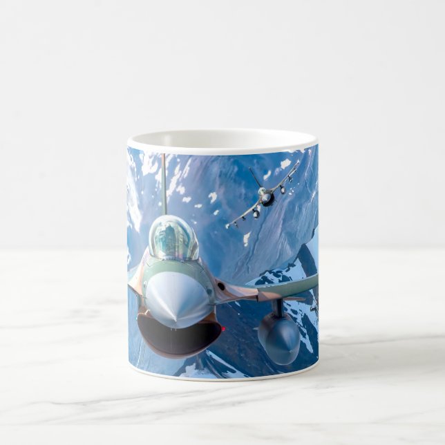 F-16C COMBATTANT FALCON Wingman Mug (Centre)