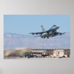 F-16C entfernen sich kämpfende Falke HL AF 89 149 Poster