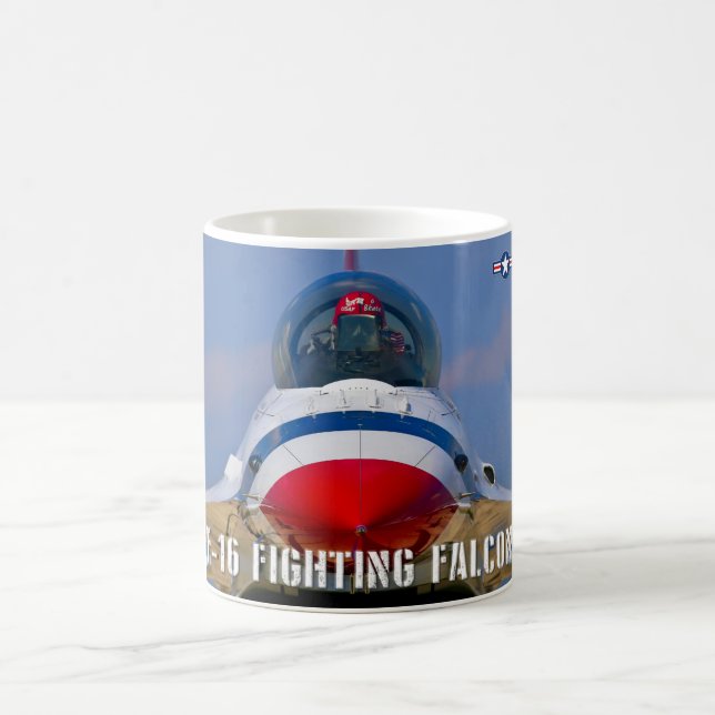 F-16C-KAMPFFAKTOR KAFFEETASSE (Mittel)