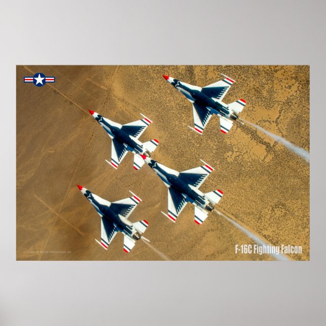 F-16C-KAMPFFAKTOR POSTER (Vorne)