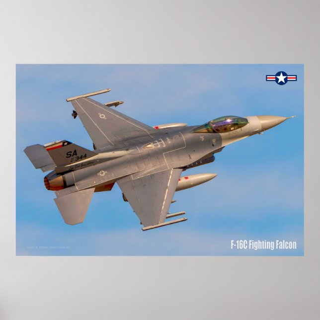 F-16C-KAMPFFAKTOR POSTER (Vorne)