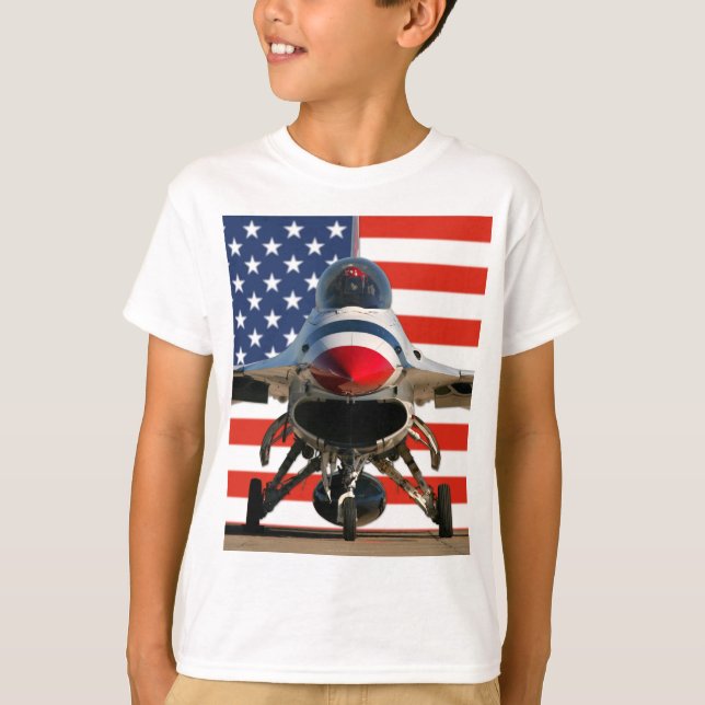 F-16C-KAMPFFAKTOR T-Shirt (Vorderseite)