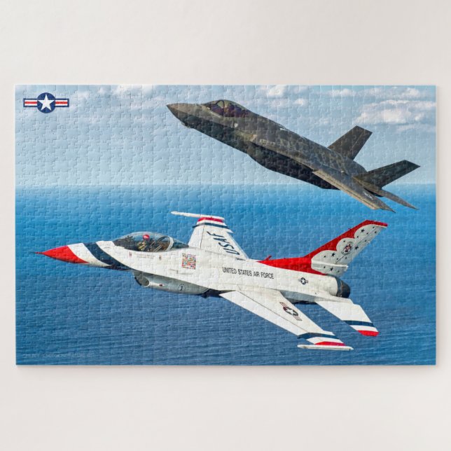 F-16C und F-35A (20x30 INCH) (Horizontal)