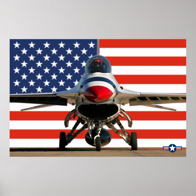 F-16D-KAMPFFALCON POSTER (Vorne)