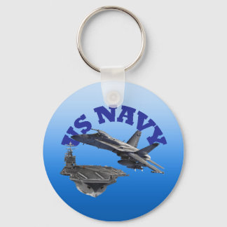 F 18 Hornet and the USS Truman Schlüsselanhänger