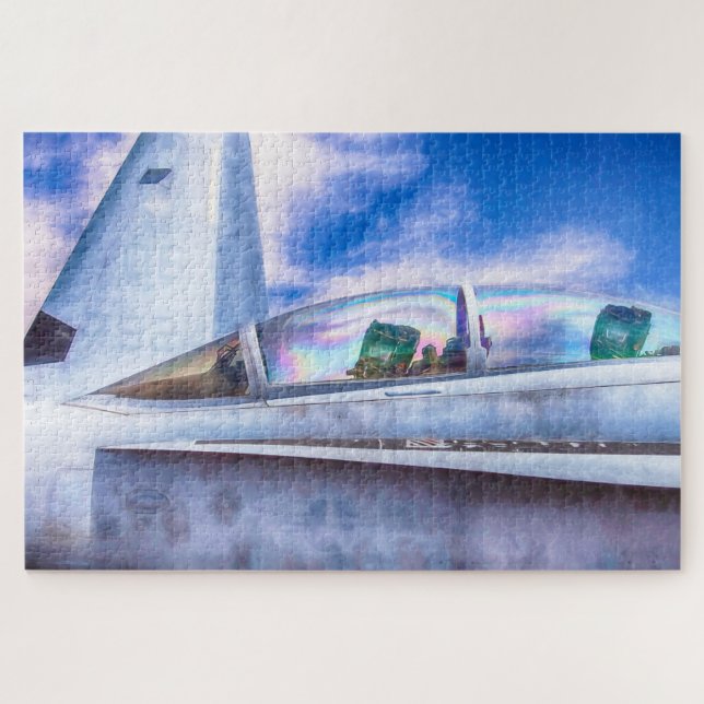 F-18-HORNET-KAMPFJET einfach (Horizontal)