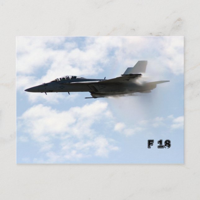 F 18 Klangbarriere Postkarte (Vorderseite)