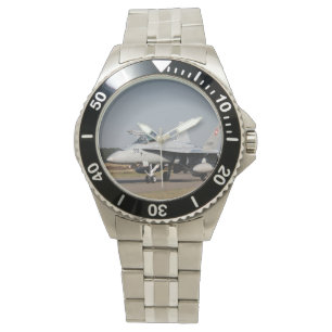 F-18A Hornissen-Schweizer-Luftwaffe Armbanduhr